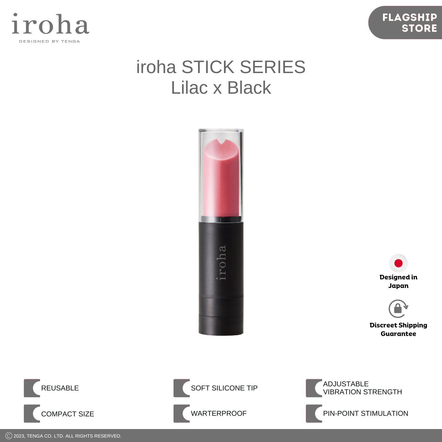 6ti9 iroha stick lilac×black | hms 03